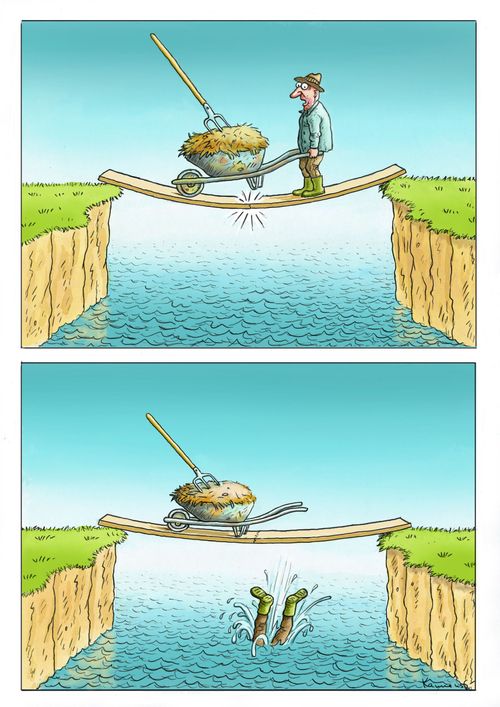 Farmer Sacrifices Himself to Save the Dung