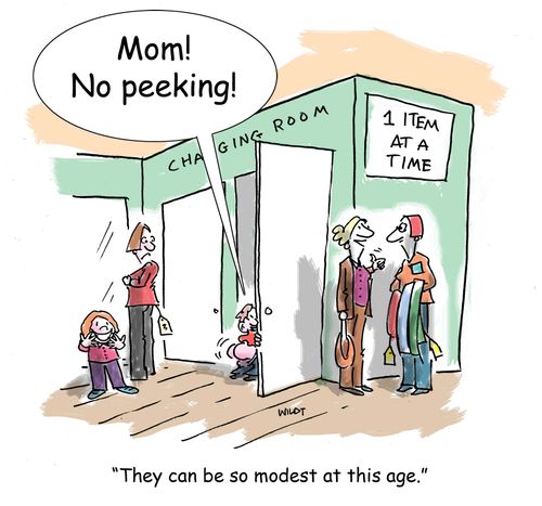 'They can be so modest at this age.'