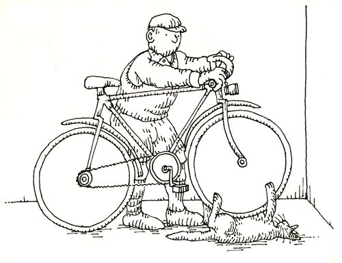 101 uses of a dead cat: bike rack