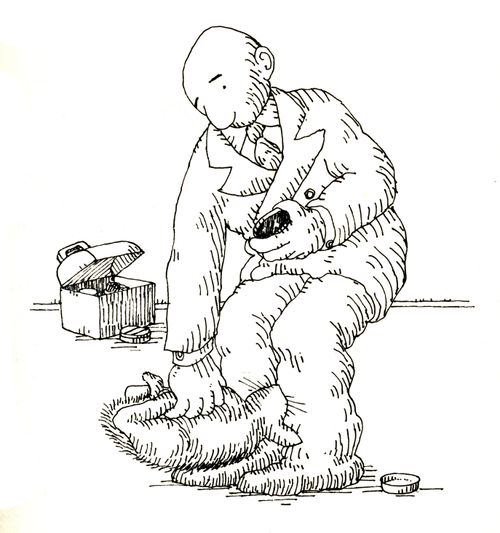 101 uses of a dead cat: shoe brush