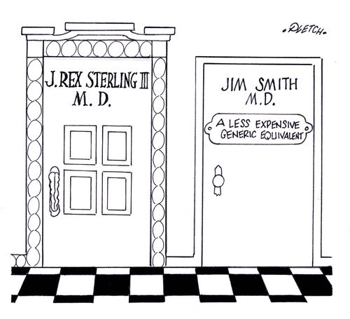 The doors of two doctors.