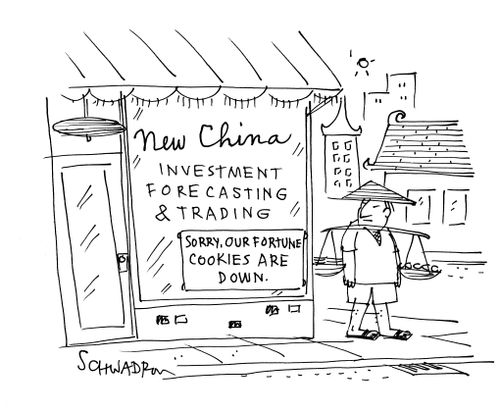 New China: Investment Forecasting and Trading (Sorry, our fortune cookies are down.)