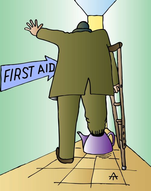 First aid departments