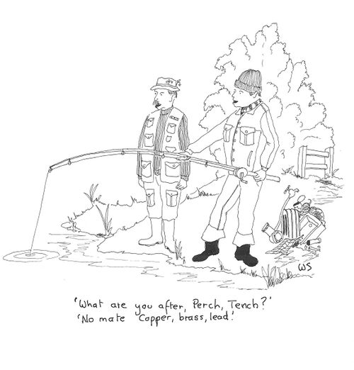 'What are you after, Perch, Tench?'