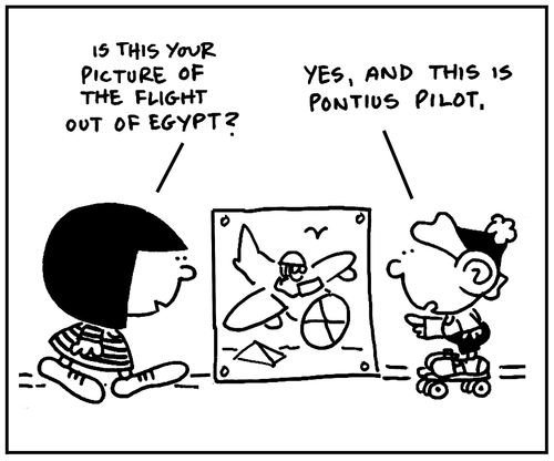 'Is this your picture of the flight out of Egypt?'