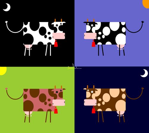 Cow Pop Art,