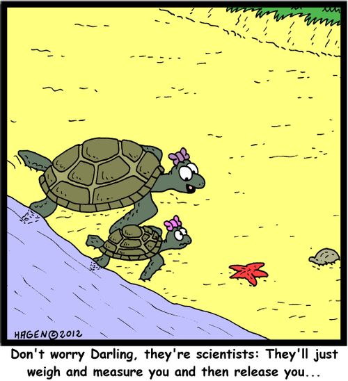 'Don't worry Darling, they're scientists'