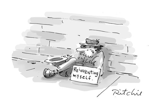 'Reinventing myself.'