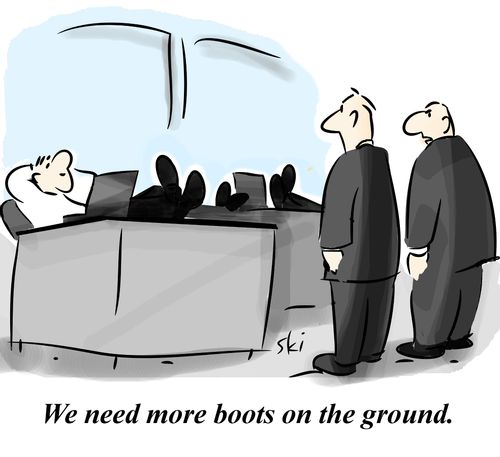 'We need more boots on the ground.'