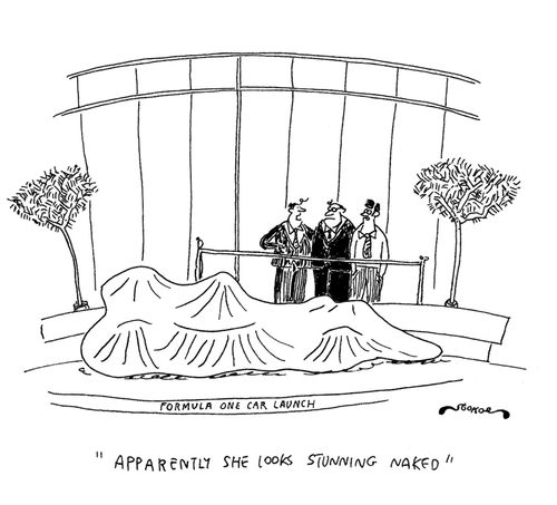 'Apparently she looks stunning naked.'