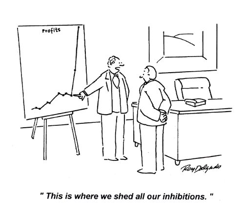 'This is where we shed all our inhibitions.'