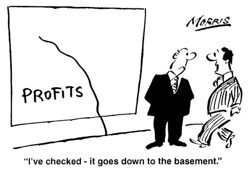 I've checked - it goes down to the basement.