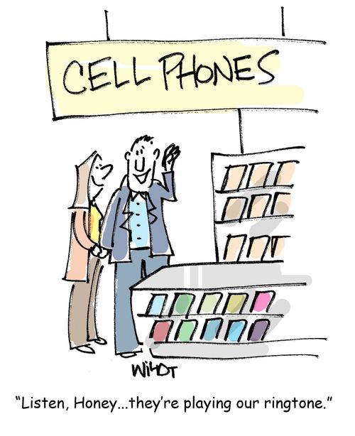 Listen, they're playing our ringtone.