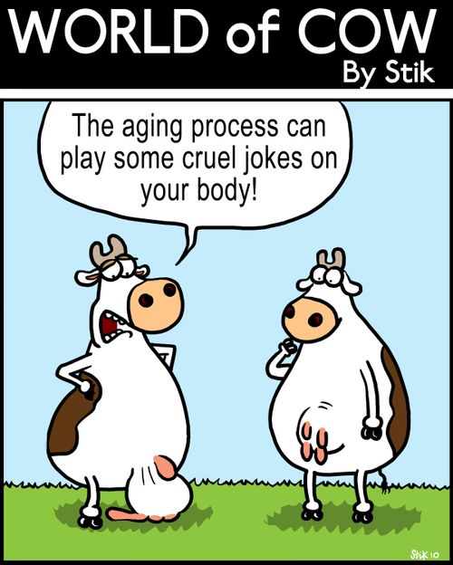 The aging process can play some cruel jokes on your body!