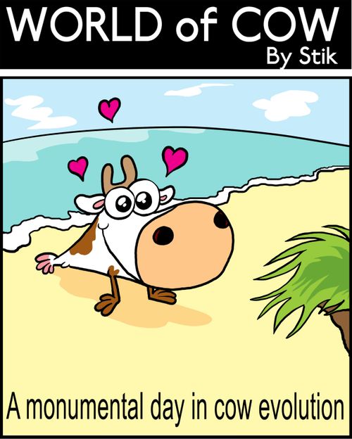 A monumental day in cow evolution.