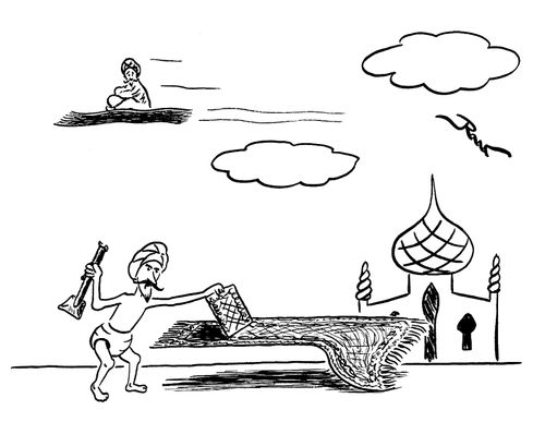 Digging in the magic carpet