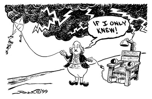 Benjamin Franklin 'If I only knew,'