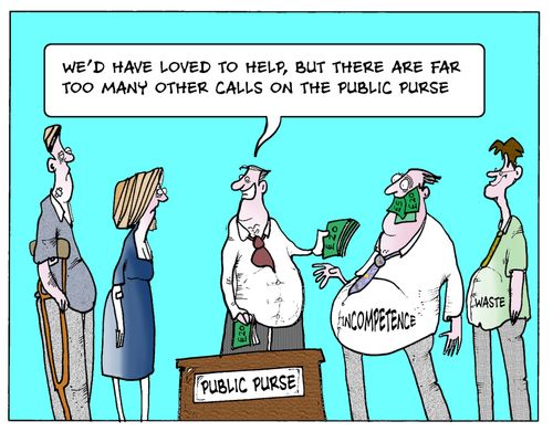 'We'd have loved to help, but there are far too many other calls on the public purse.'