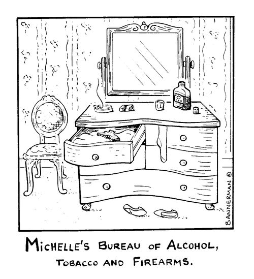 'Michelle's Bureau of Alcohol, Tobacco and Firearms'