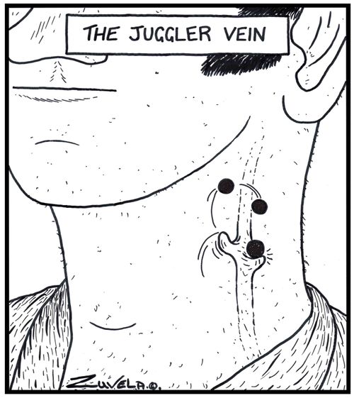 The Juggler vein.