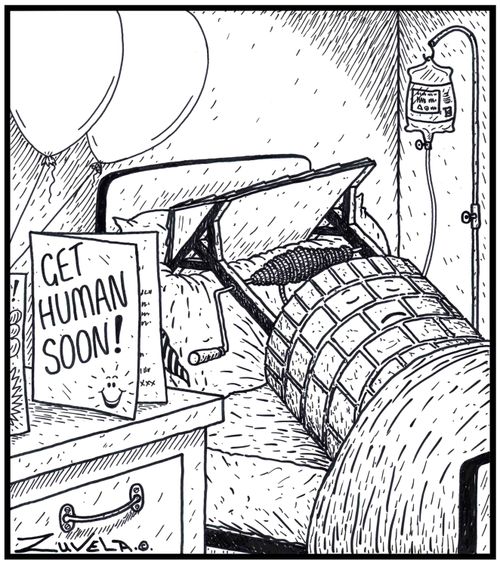 Card: Get Human Soon! 