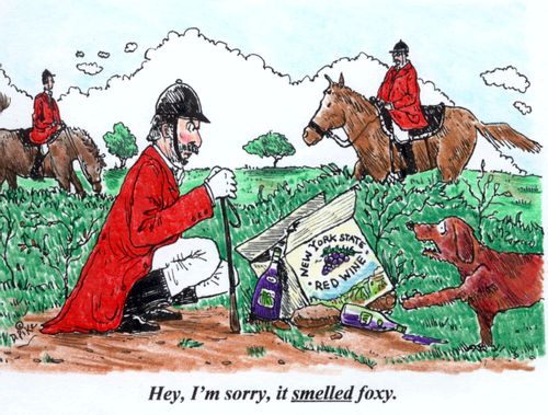 'Hey, I'm sorry, it smelled foxy.'