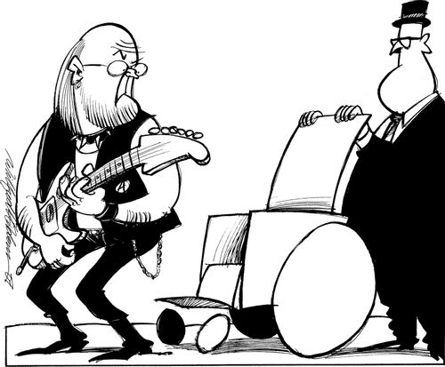 Too old to rock'n'roll now, Sir?