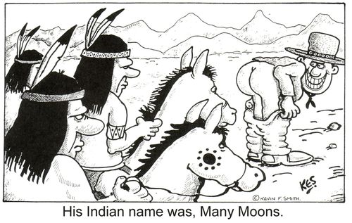 'His Indian name was Many Moons.'