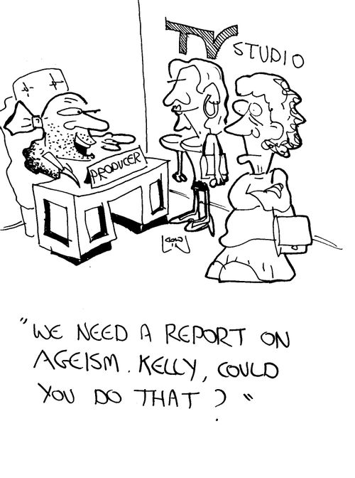 'We need a report on Ageism. Kelly, could you do that?'