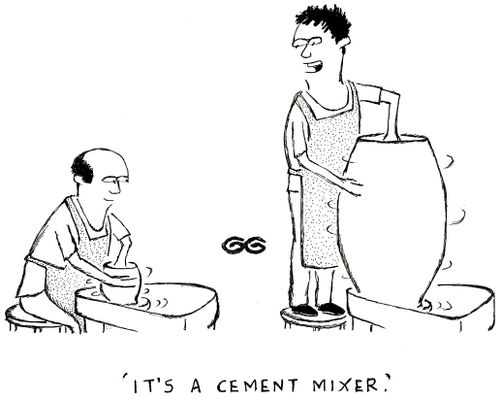 'It's a cement mixer.'