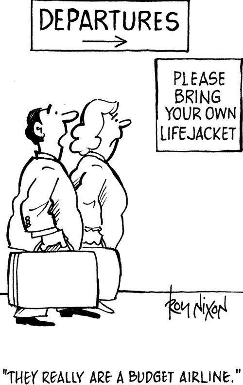 "They really are a budget airline."
