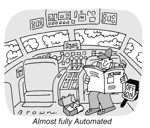 Almost fully automated airlines.