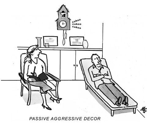 PASSIVE AGGRESSIVE DECOR