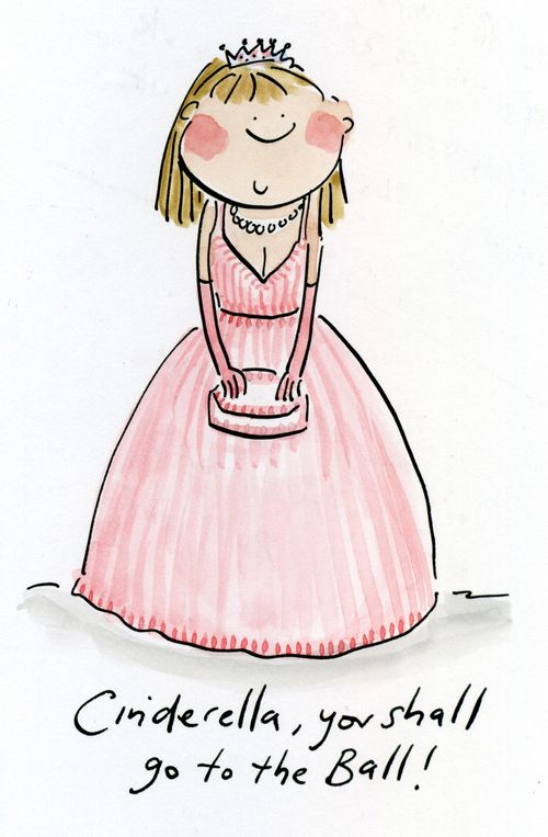 Cinderella, you shall go to the ball!