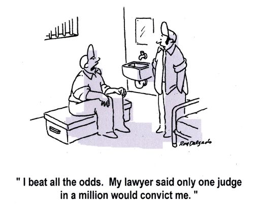 'I beat all the odds. My lawyer said only one judge in a million would convict me.'