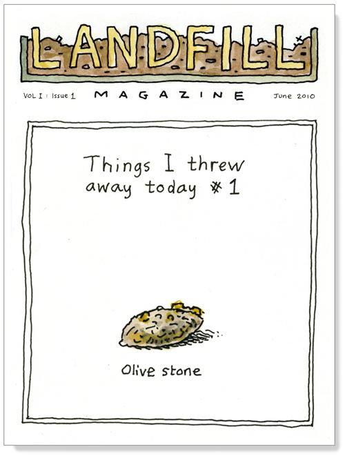 Mock cover of 'Landfill' magazine