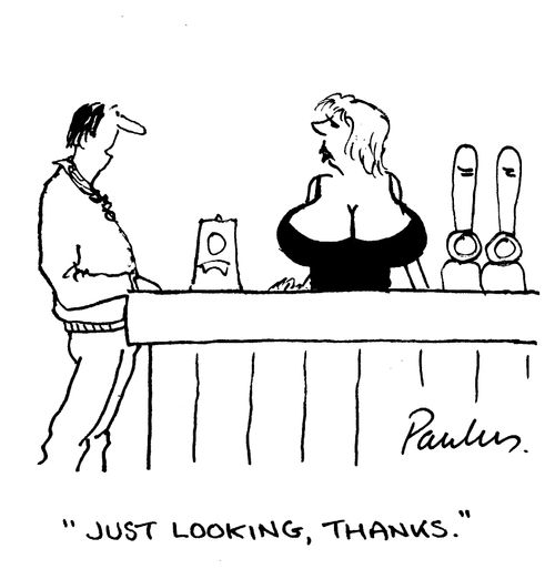 'Just looking, thanks.'