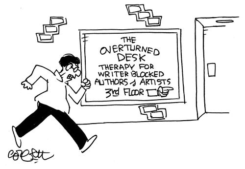 The Overturned Desk - Therapy for writer blocked authors and artists,