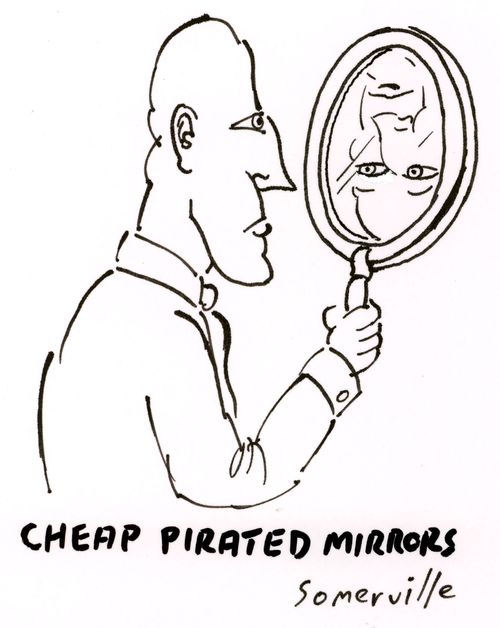 Pirated mirrors.
