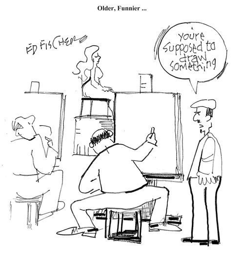 'You're supposed to draw something.'