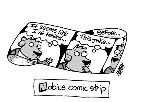 Mobius Comic Strip.