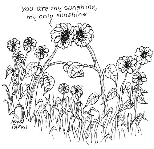 'You are my sunshine, my only sunshine.'