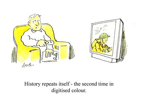 History repeats itself - the second time in digitised colour.