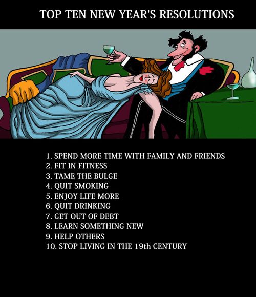 Top Ten New Year's Resolutions