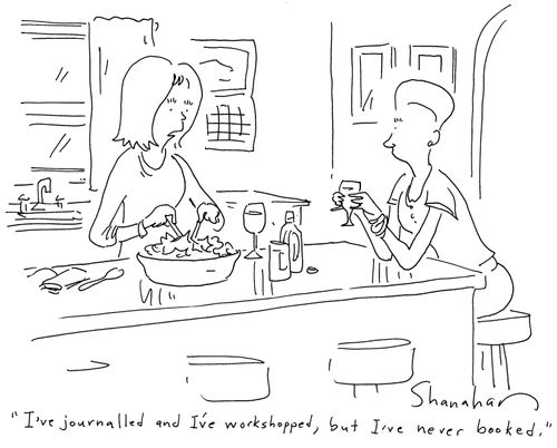 'I've journalled and I've workshopped, but I've never booked.'