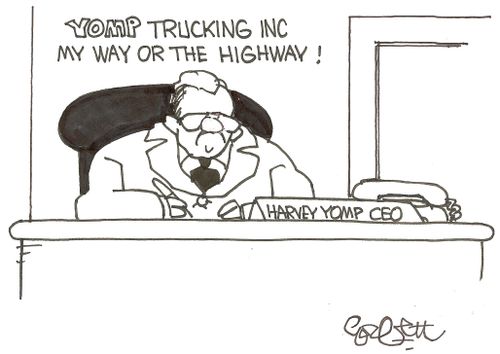 Yomp Trucking Inc...My way or the highway!