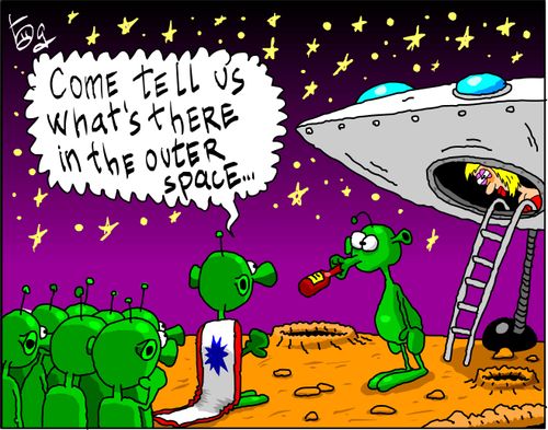 Come tell us what's there in the outer space.