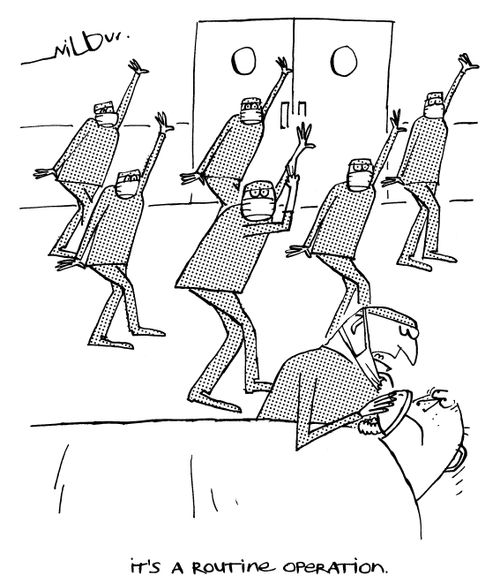 'It's a routine operation.'