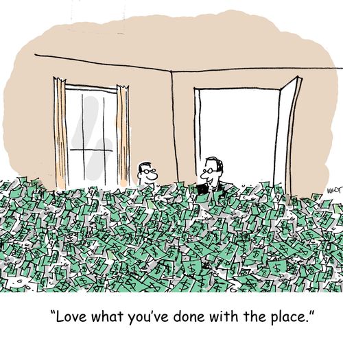 'Love what you've done with the place.'
