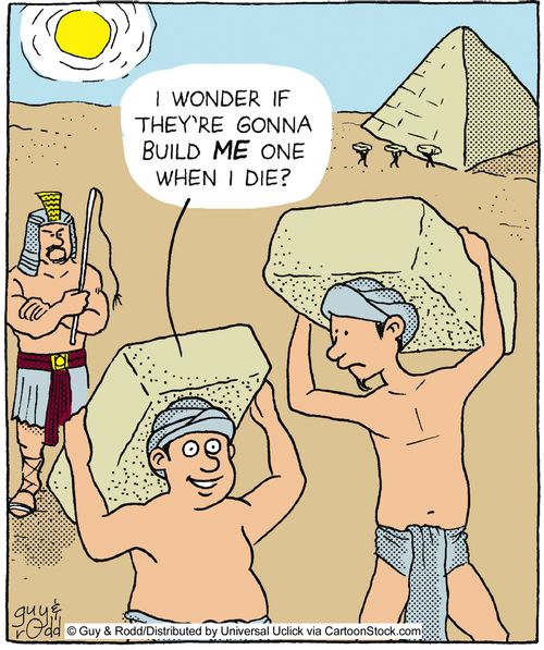 'I wonder if they're gonna build me one when I die?'